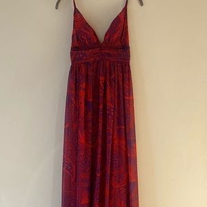 Open back maxi dress